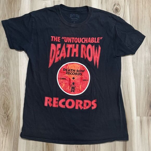 Death Row Records Short Sleeve Tee Shirt Men’s Medium - Picture 1 of 2